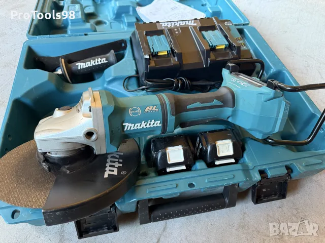 Makita DGA900 230mm 2x5Ah, снимка 4 - Ъглошлайфи - 55427575