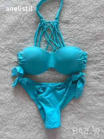 Дамски бански Hello Bikini – тюркоазен, размер XL / 46
