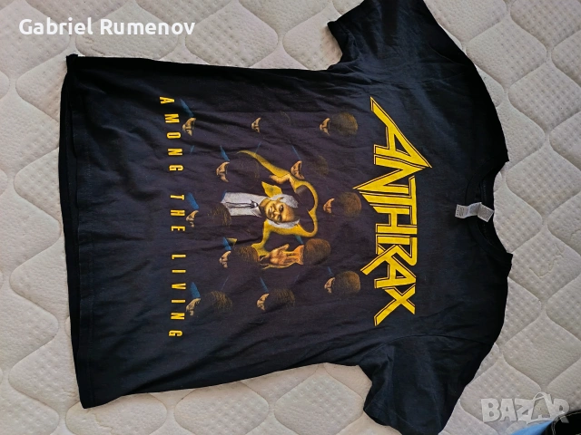Продавам тениска на Anthrax