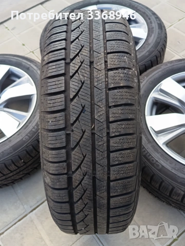 Джанти Peugeot 16" 4x108 с гуми Continental 195/60/16, снимка 4 - Гуми и джанти - 54133791