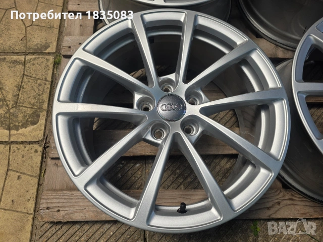 Лети джанти 17ки 5х112 Audi, снимка 5 - Гуми и джанти - 55063660