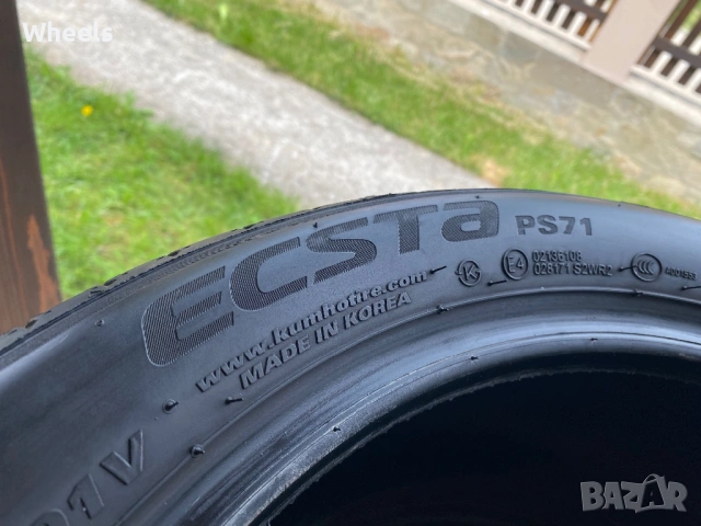 4бр. Летни гуми 215/45/17 Kumho Ecsta PS71 91V XL DOT0125, снимка 6 - Гуми и джанти - 54564668