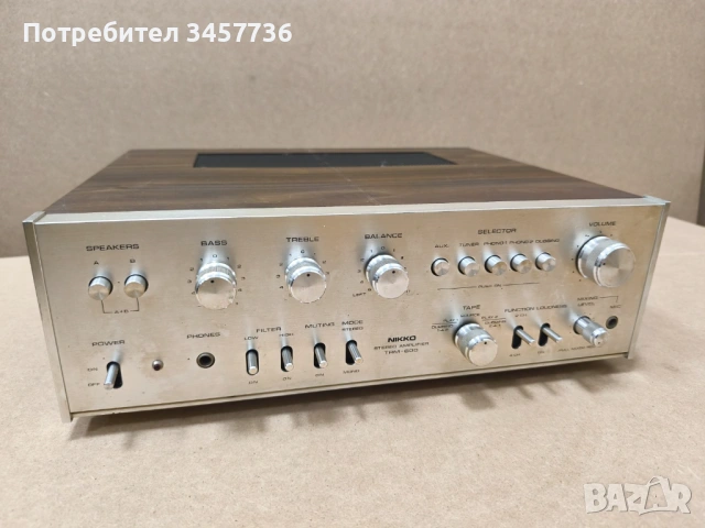 Стерео Усилвател Nikko TRM-600 Made in Japan  , снимка 17 - Ресийвъри, усилватели, смесителни пултове - 54773329