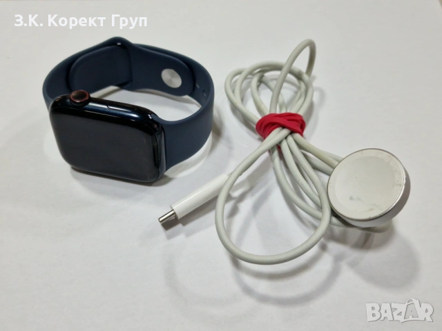 Apple watch 7 45mm GPS + Cellular, снимка 6 - Смарт часовници - 54672705