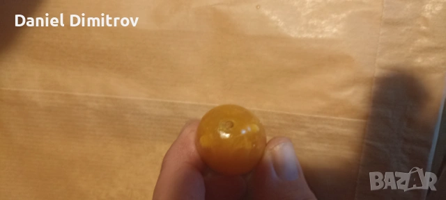 Голямо кехлибарено зърно от стара броеница, снимка 8 - Други ценни предмети - 53987905