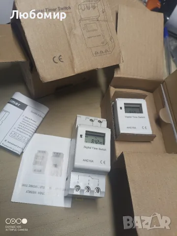 THC15A AHC15A 12V 24V 110V 220V DIN шина Цифров програмируем LCD седмичен таймер , снимка 3 - Друга електроника - 55316628