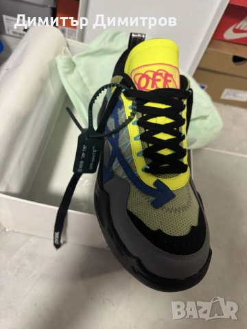 OFF-WHITE ODSY-1000 'BLACK BLUE YELLOW, снимка 5 - Маратонки - 55253143