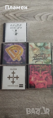AC/DC , Testament, Deep purple, King Diamond 