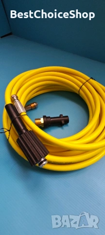 10М Високоналягане маркуч 180 бара за почистване на канали с Ригидни + Въртящи дюзи, снимка 3 - Други инструменти - 54179779