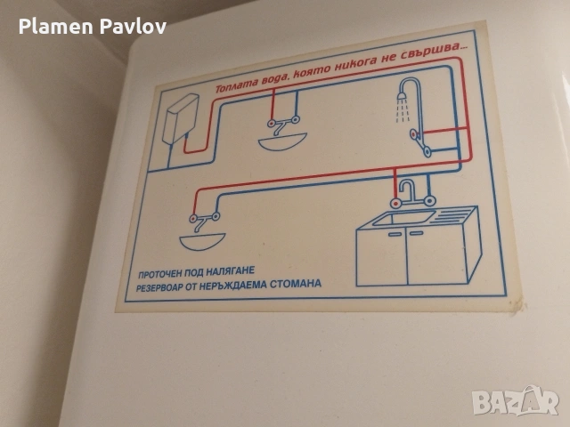 проточен бойлер Фламина 9kW, снимка 4 - Бойлери - 54376955