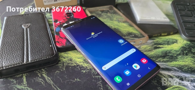 Samsung Galaxy S9+ Duos (SM-G965F) – Лилав с 2 SIM Карти в Отлично Състояние и Много Бонуси , снимка 5 - Samsung - 55187773