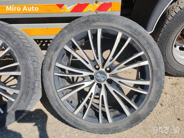 Лети Джанти MSW 5x100 17" ET 35 8J 63, снимка 2 - Гуми и джанти - 55503231