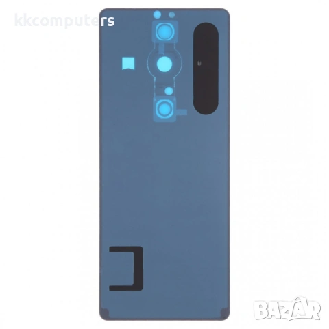 Оригинален заден капак за Sony Xperia Pro-I с рамка и стъкло за камерата – Черен, снимка 3 - Резервни части за телефони - 54192273