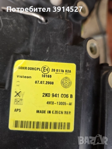 Фолксваген Кади/Тоуран '03-10  ФАР-десен, снимка 3 - Части - 54368341