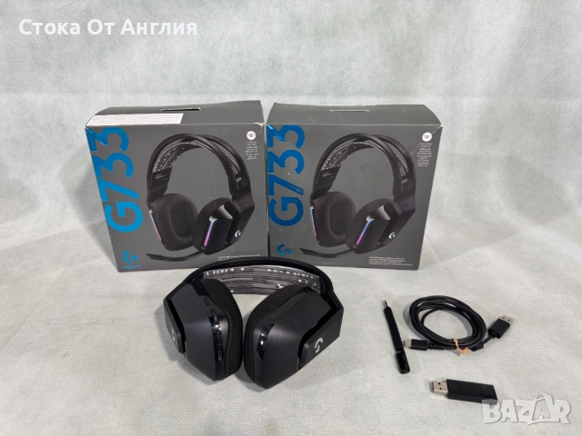 Слушалки - Logitech G733 LIGHTSPEED черен - 981-000864