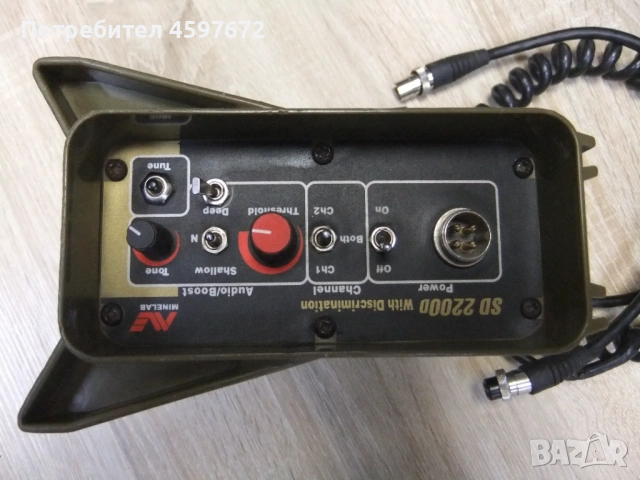 Металдетектор Minelab SD2200d , снимка 5 - Друга електроника - 54860615