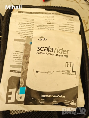 Интерком за каска кардо, cardo scala rider q1, снимка 3 - Аксесоари и консумативи - 54711824
