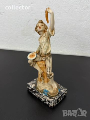 Италианска статуетка - Amilcare Simonetti №8128, снимка 2 - Антикварни и старинни предмети - 54292538