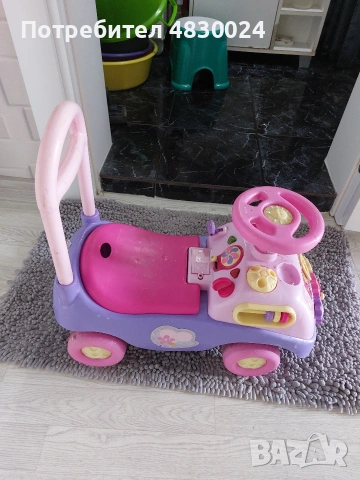 Детска кола за яздене и бутане Kiddieland Disney Princess Activity Ride-On