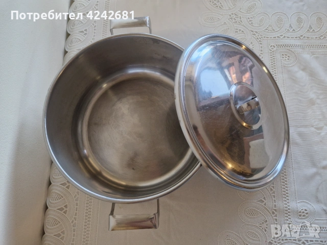 Тенджера алпака 4.5 л, снимка 2 - Съдове за готвене - 54730805