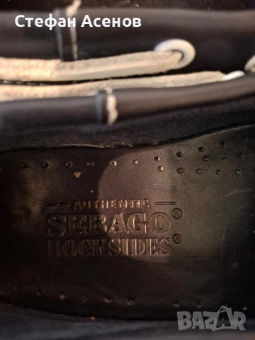 Маркови кожени мокасини Sebago Docksides- естествена кожа , снимка 4 - Дамски ежедневни обувки - 54989276