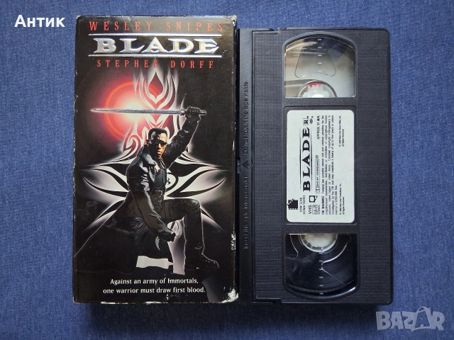 Видеокасети VHS БЛЕЙД 1 - 3 Част , снимка 4 - Други жанрове - 54312774
