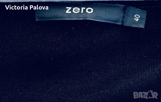 Елегантна черна рокля с изрязан гръб ZERO Германия, снимка 3 - Рокли - 55409443