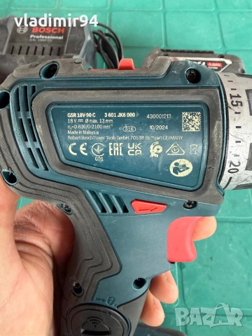 Bosch GSR 18V-90 C, снимка 6 - Винтоверти - 54273804