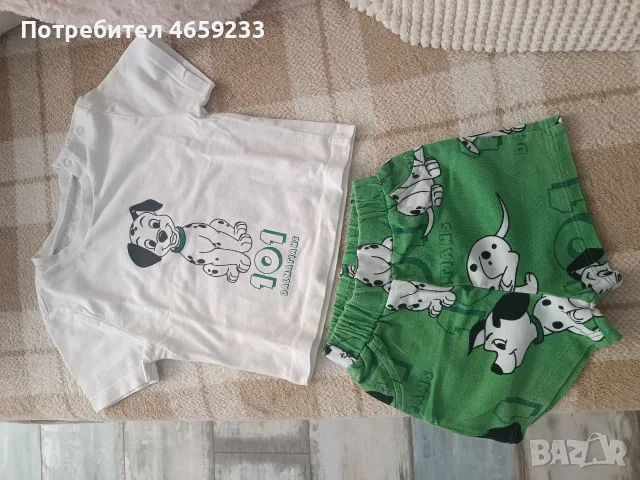 3 комплекта от тениски и къси панталони , снимка 3 - Детски комплекти - 55541285