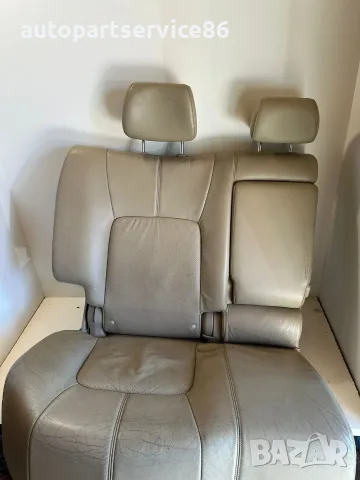 Задна дясна двойна седалка втори ред бежова кожена OEM за Nissan Murano Z51 (2009) #5155