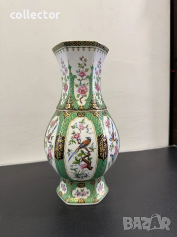Немска порцеланова ваза Kaiser от серия Mandschu. №8150, снимка 5 - Антикварни и старинни предмети - 54387848