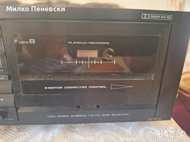 ONKYO TA-W30 DOUBLE STEREO CASSETTE DECK.MADE IN JAPAN., снимка 4 - Декове - 54904290