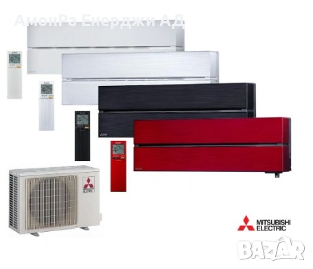 Хиперинверторен климатик Mitsubishi Electric MSZ-LN35VGR / MUZ-LN35VG RED WiFi, 12000 BTU, Клас A+++, снимка 3 - Климатици - 54277817