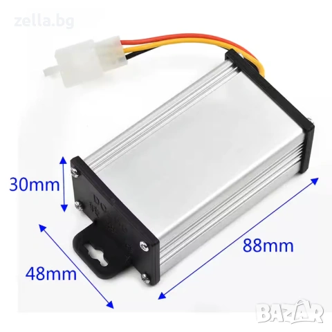 DC-DC Step Down конвертор 36V 48V 60V 72V към 12V 10A – за тротинетки, соларни панели, LED 10240, снимка 5 - Друга електроника - 54661306
