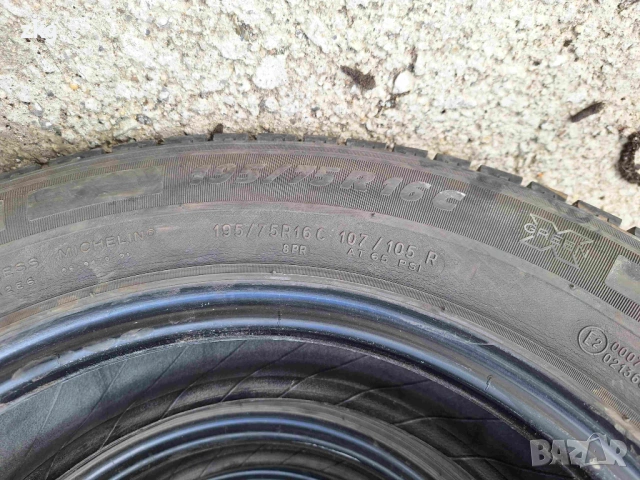 6 бр. запазени летни гуми Michelin Agilis 195/75 R16С, снимка 11 - Гуми и джанти - 54625866