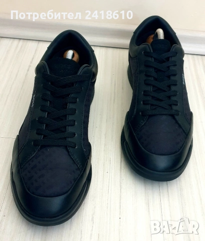 Hugo Boss Leather Sneakers Mens Size 43/27.5 см ОРИГИНАЛ! Мъжки спортно - елегантни обувки, снимка 7 - Спортно елегантни обувки - 54314110
