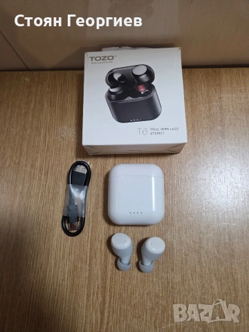 Чисто нови безжични слушалки TOZO T6. 