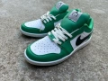 Nike Air Jordan 1 Low в цвят "Pine Green" (зелено/бяло/черно)., снимка 2