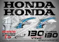 HONDA извънбордови двигател стикери надписи 100 115 130 135 150 hp, снимка 4