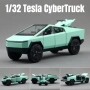 Метални колички: Tesla Cybertruck 1:32 метален модел с ATV, снимка 3
