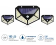 3 броя Соларна лампа 100 led диода със соларен панел , снимка 1