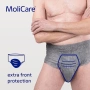 Нови Мъжки гащи при инконтиненция MoliCare 7 капки Medium 80-120 см 8 броя, снимка 3