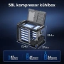 AAOBOSI 58L компресорен хладилник -20°C USB, снимка 2