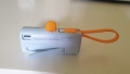 Mini Power Bank 5000mAh WUW-Y134 с вграден Lightning кабел + Type-C и LED дисплей – почти като нов, снимка 6