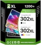 Ново 302XL мастило за HP DeskJet Envy OfficeJet, черно + цветно, 2 броя за Принтер тонер печат, снимка 1
