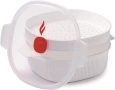 Snips TempoZero Microwave – съд за готвене на пара за микровълнова, 4L, снимка 4