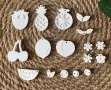 плодове животни силиконов молд форма висулка висулки смола фондан, снимка 6