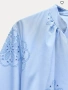 Нова лятна разкроена синя рокля Zara , снимка 7