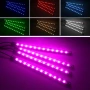 Комплект RGB амбиентно осветление за кола – 4 LED ленти по 22 см, звуков сензор, IP65 10265, снимка 4