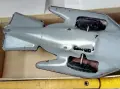 ИЗкрящо САМОЛЕТЧЕ Рядка Стара БГ СОЦ Ламаринена Играчка 1960-те Години ДИП Метални Изделия Етрополе, снимка 4